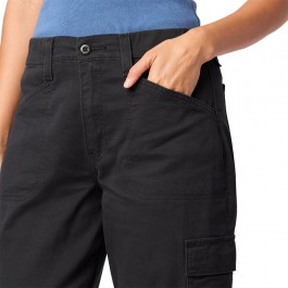 Adjustable Hem Women's Cargo Jeans