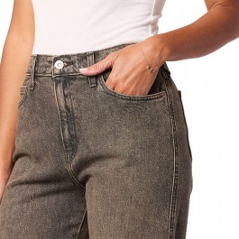 Women's Brown High Rise Straight Jeans