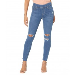 Women's Pull-On Skinny Ripped Jeans