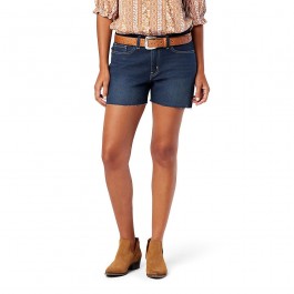 Women's dark blue short jeans