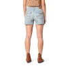 Women's light blue fringe cropped jeans