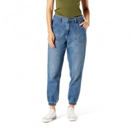 Women's mid-rise jogging jeans