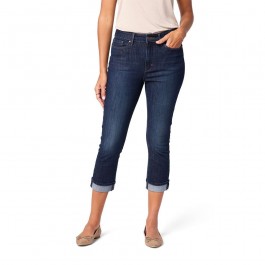 Women's mid-rise slim-fit cropped jeans