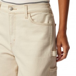 Women's white wide-leg jeans